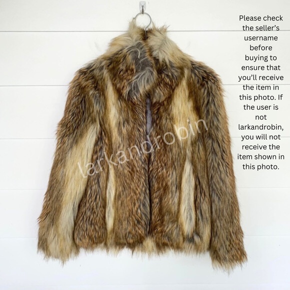Zadig & Voltaire Fame Faux Fur Jacket Small - Picture 3 of 7
